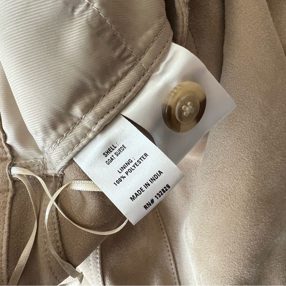 Helsa Suede 5 Pocket Pants in Sandy Beige Size Small - Picture 11 of 13